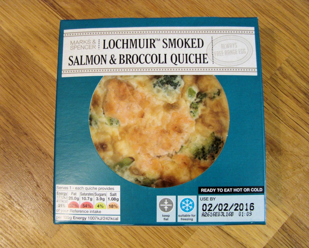 Ourserie.com - Lochmuir smoked salmon & broccoli quiche
